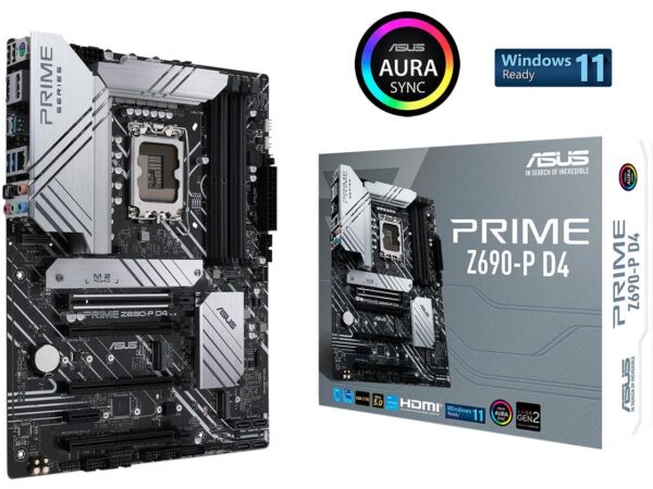 ASUS PRIME Z690-P DDR5 Intel LGA1700 ATX Gaming Motherboard