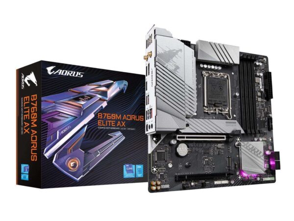 Gigabyte B760 AORUS ELITE AX LGA 1700 ATX Gaming Motherboard