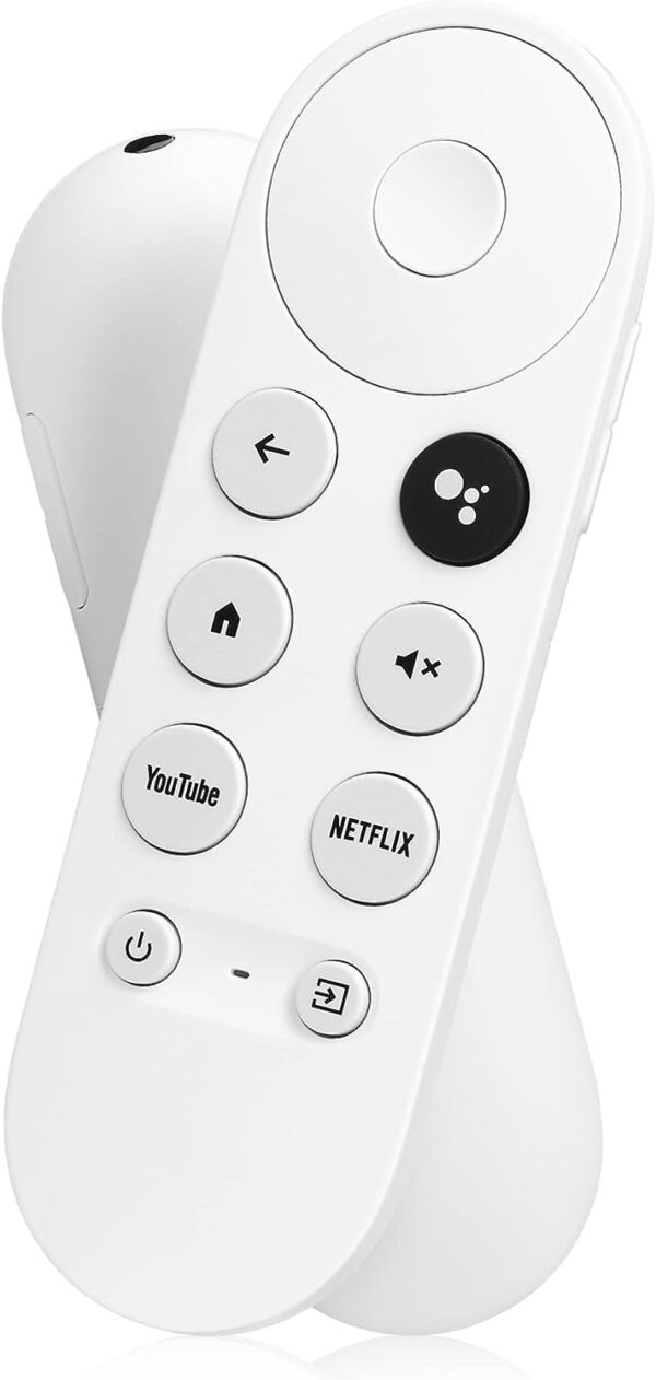 Google Chromecast 4k & HD Snow Streaming Media Player Remote Control GA01919REM GA01919-US