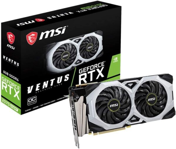 MSI GeForce RTX 2070 SUPER VENTUS OC 8 GB GDDR6 Video Graphics Card