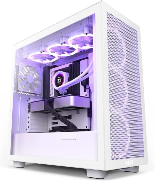NZXT H7 Flow - CM-H71FW-01 - ATX Mid Tower PC Gaming Case