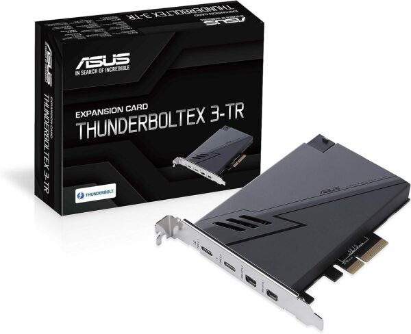 ASUS ThunderboltEX 3-TR Expansion Card 2 x Thunderbolt™ 3 USB Type-C® ports with 100w USB quick charge, 2 x mini DisplayPort