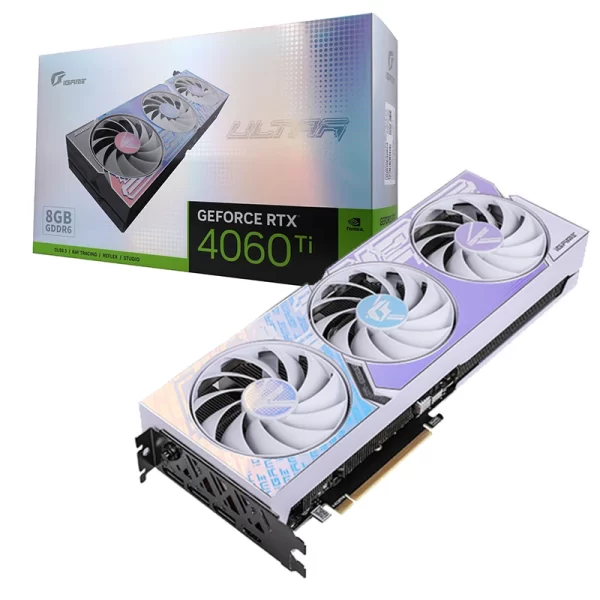 Colorful iGame GeForce RTX 4060 Ti Ultra W OC 8GB-V GDDR6 Gaming Graphic Card