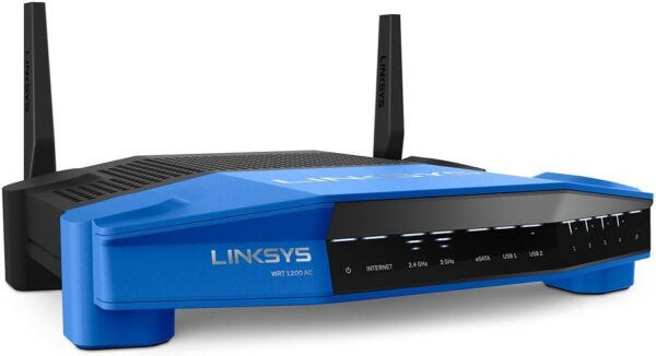 Linksys WRT1200AC Dual-Band and Wi-Fi Wireless Router with Gigabit and USB 3.0 Ports and eSATA