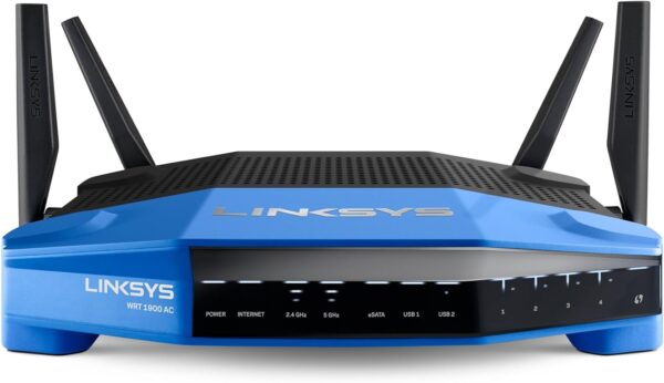 Linksys WRT1900AC Dual-Band+ Wi-Fi Wireless Router with Gigabit & USB 3.0 Ports