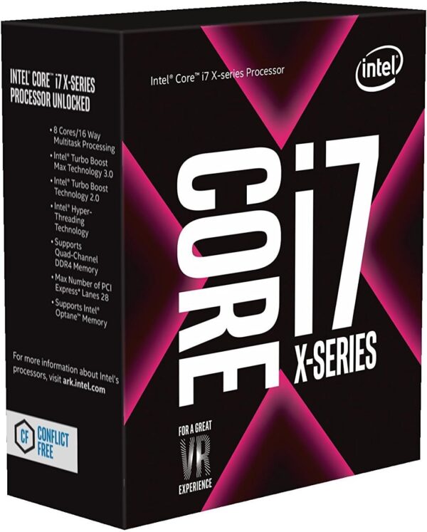 Intel Core i7-7820X X-Series 3.6 GHz 8-Core LGA 2066 Workstation Gaming Processor Cpu