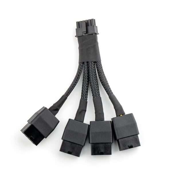 Rtx 4080 , RTX 4090 Pcie 5.0 Extension Cable, Sleeved 16 Pin Male to 4X 8Pin Female GPU Cable 12+4Pin 12VHPWR 600W PCIE Video Graphics Card 16Pin Power Supply Adapter
