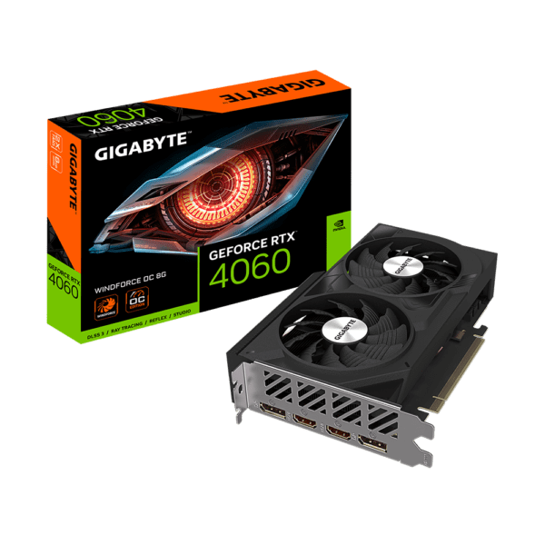 GIGABYTE Nvidia GeForce RTX 4060 WINDFORCE OC 8GB GDDR6 PCI Express 4.0 Graphics Card