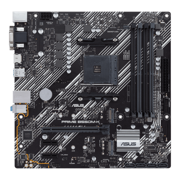 ASUS PRIME B550M-K, AMD Ryzen AM4 Socket Mini Atx Motherboard