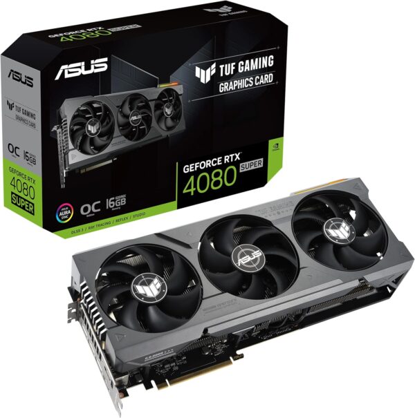 Asus Tuff NVIDIA GeForce RTX™ 4080 Super OC Edition 16GB GDDR6X Gaming Graphics Card PCIe 4.0
