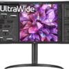 LG UltraWide QHD 34-Inch Curved Computer Monitor 34WQ73A-B, IPS with HDR 10 Compatibility, Built-In-KVM, and USB Type-C, Black