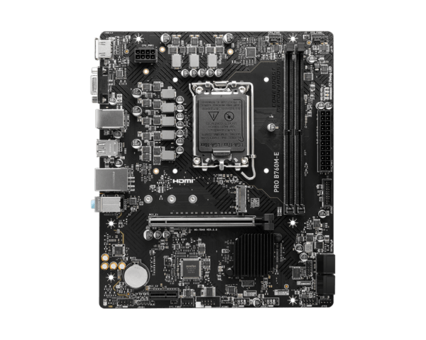 MSI PRO B760M-E DDR5 LGA 1700 Micro-ATX Gaming Motherboard