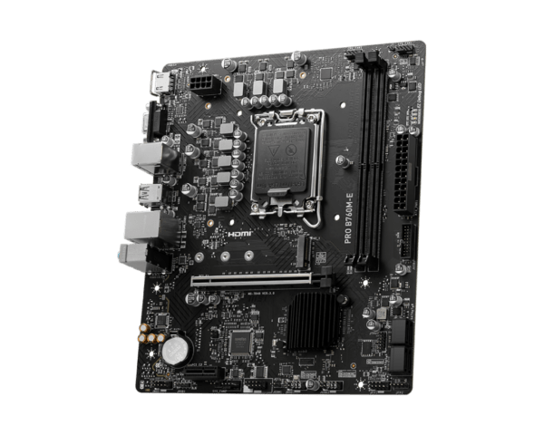 MSI PRO B760M-E DDR5 LGA 1700 Micro-ATX Gaming Motherboard
