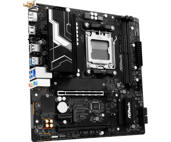ASRock B850M-X WiFi AM5 AMD B850 SATA 6Gb/s Micro ATX Gaming Motherboard