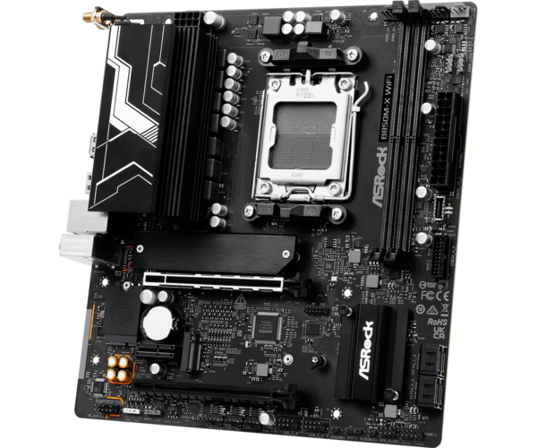ASRock B850M-X WiFi AM5 AMD B850 SATA 6Gb/s Micro ATX Gaming Motherboard