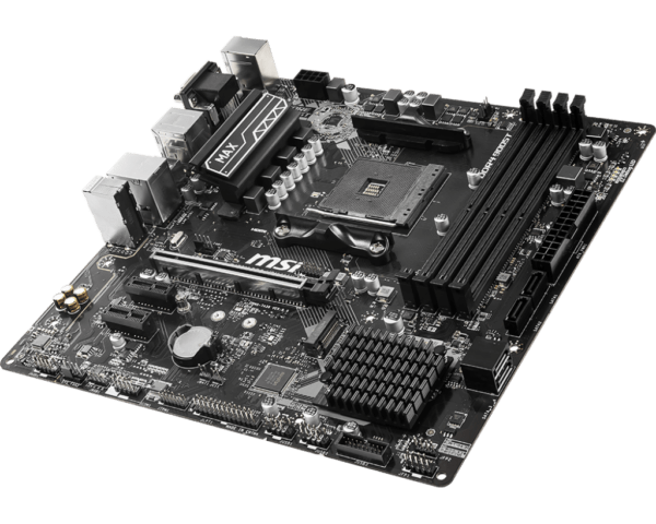 MSI PRO B450M PRO-VDH MAX AM4 Micro ATX AMD Motherboard