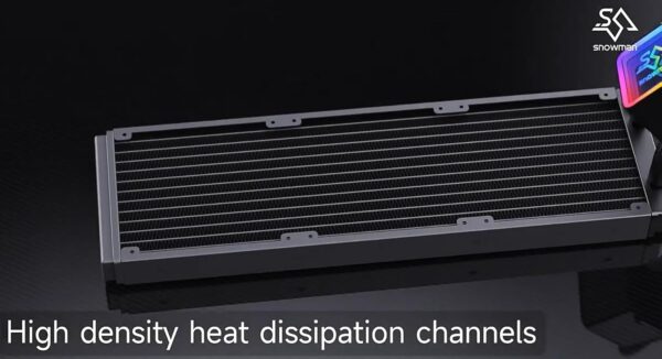 Snowman 360MM ARGB AIO Radiator Liquid Water Cooling Cpu Cooler. (Black)