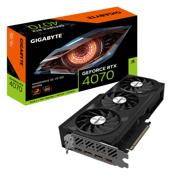 Gigabyte GeForce RTX 4070 GAMING OC 12G - Graphics Card