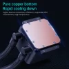 Snowman 360MM ARGB AIO Radiator Liquid Water Cooling Cpu Cooler. (Snow)