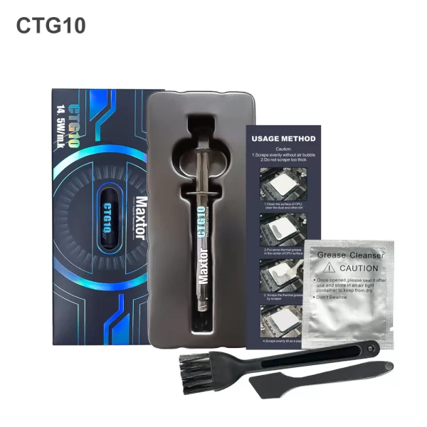 Maxtor Ctg10 14.5w/M-k Thermal Paste Premium Performance Cpu Gpu Ps5