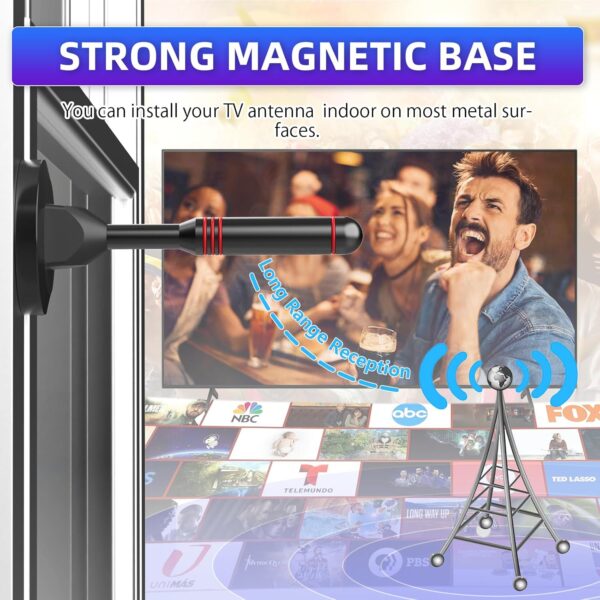 Digital TV Antenna for Smart TV Indoor,TV Antenna for Local Channels Free To Air