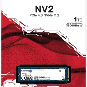 Kingston NV2 1TB M.2 2280 NVMe Internal SSD | PCIe 4.0 Gen 4x4