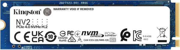 Kingston NV2 1TB M.2 2280 NVMe Internal SSD | PCIe 4.0 Gen 4x4