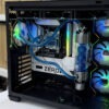 Gaming Pc Water Cooled, Amd ryzen 7 7800X3D,Msi Pro B650 Zero Project,64GB DDR5,1TB Nvme Ssd,Nvidia Geforce Rtx 5070 12Gb, Computer