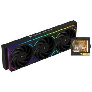 Thermalright Mjolnir Vision 360 ARGB Black Magnetic Detachable LCD Screen with 320 * 240 Resolution AIO CPU Water Cooler