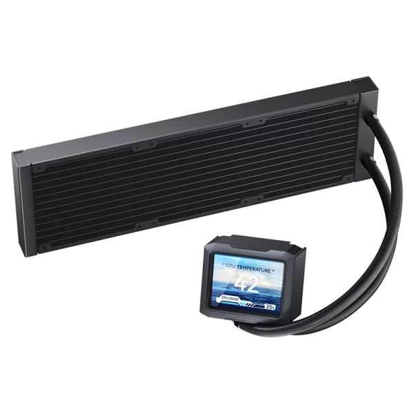 Jonsbo TF3-360SC Water Cooled Radiator Screen Display ARGB Integrated 360 AIO CPU Liquid Cooling TF3-360SCW LGA115X 1700 1851 1200 2011 AM4 AM5