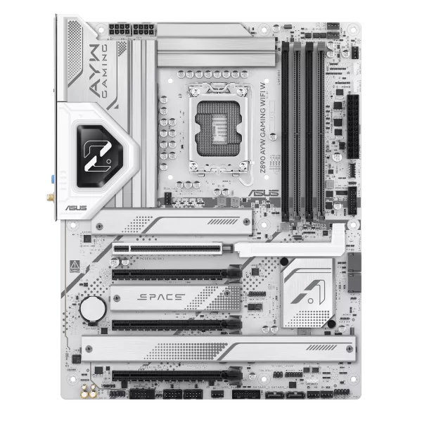 ASUS Z890 AYW Gaming WiFi W Intel Core Ultra LGA 1851 ATX White Motherboard