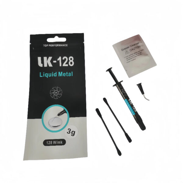 LK-128 Liquid Metal Thermal Paste for CPU GPU PS5 XBOX Graphics Card Cpu Laptop Heat Dissipation Liquid Metal Thermal Paste 128w/mk