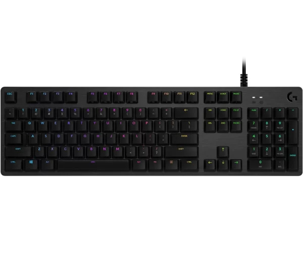 Logitech G512 LIGHTSYNC RGB Mechanical Gaming Keyboard (Carbon, GX Brown Tactile)