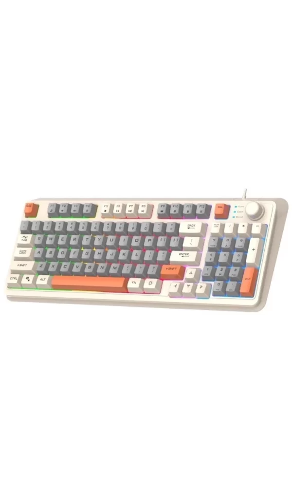 XUNFOX K82 94 Keys RGB USB Wired Gaming Keyboard