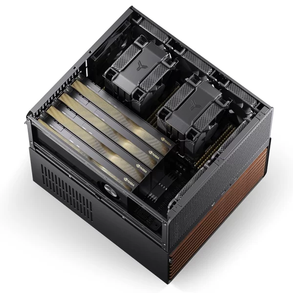 JONSBO N5 NAS, E-ATX,12HDD+4SSD Drive Bay GPU AI SERVER Storage Computer Pc Case