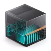 JONSBO N6 NAS Case, Micro ATX PC Case,9HDD/SSD Drive Bay Hot Swap