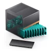 JONSBO N6 NAS Case, Micro ATX PC Case,9HDD/SSD Drive Bay Hot Swap