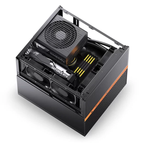 JONSBO N6 NAS Case, Micro ATX PC Case,9HDD/SSD Drive Bay Hot Swap