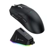 ATTACK SHARK X11 Lightweight Wireless Gaming Mouse with RGB Charging Dock,Tri-Mode-2.4G/USB-C Wired/BT,22K DPI for PC/Mac