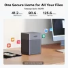 UGREEN NAS DH4300 Plus 4-Bay Desktop NASync, Support Capacity 120TB, Remote Access, AI Photo Album, Beginner Friendly System, 8GB LPDDR4X RAM, 2.5GbE, 4K HDMI, Network Attached Storage(Diskless)