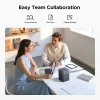 UGREEN NAS DH4300 Plus 4-Bay Desktop NASync, Support Capacity 120TB, Remote Access, AI Photo Album, Beginner Friendly System, 8GB LPDDR4X RAM, 2.5GbE, 4K HDMI, Network Attached Storage(Diskless)