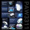 ATTACK SHARK X11 Lightweight Wireless Gaming Mouse with RGB Charging Dock,Tri-Mode-2.4G/USB-C Wired/BT,22K DPI for PC/Mac