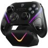 EasySMX D10 Wireless Game Controller TMR Anti-Drift Joysticks, Dual-Mode Triggers, 1000Hz Polling, Mechanical Buttons, RGB – Bluetooth Gamepad for PC/Switch/Switch2/iOS/Android with Charging Dock