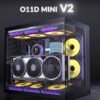 Lian Li O11 DYNAMIC MINI V2 Tempered Glass ATX Mid-Tower Computer Case.