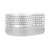Logitech Wave Keys Wireless Ergonomic Keyboard (Off-White)