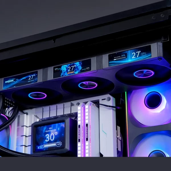 Jonsbo TF3-360SC Water Cooled Radiator Screen Display ARGB Integrated 360 AIO CPU Liquid CPU COOLER
