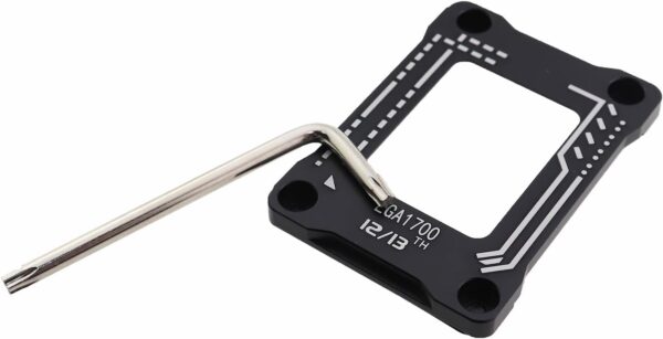 COOLLEO Intel Lga 1700 CPU Holder Corrective Anti-Bending Fixing Frame With Thermal Paste