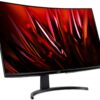 Acer Nitro EDB323QU Gaming 31.5" Curved WQHD 1440P 180Hz 1ms FreeSync Premium Gaming Monitor