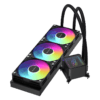 COOLLEO ICE Mirror 360 V2 TDP 300W ARGB AIO Liquid Cpu Cooler Black