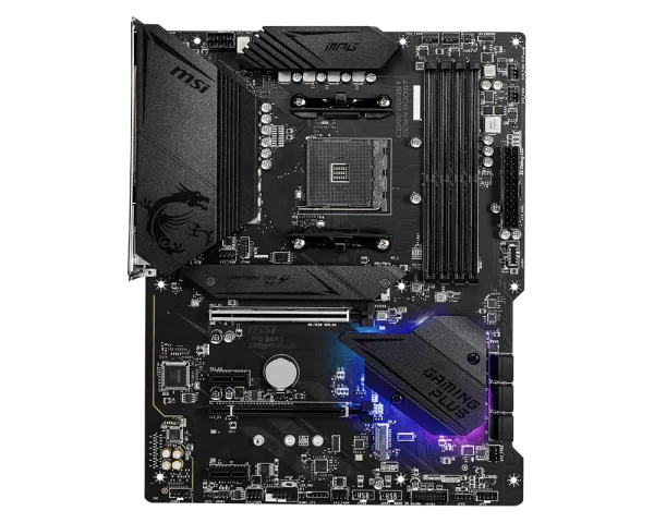 MSI MPG B550 GAMING PLUS V1 AM4 AMD ATX Gaming Motherboard.